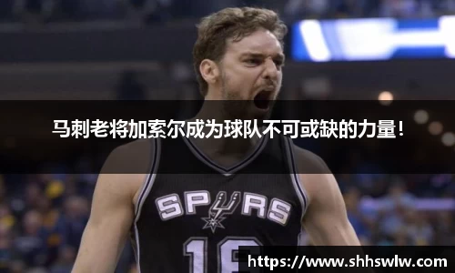 马刺老将加索尔成为球队不可或缺的力量！