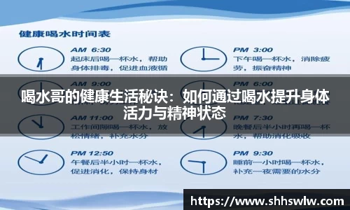 喝水哥的健康生活秘诀：如何通过喝水提升身体活力与精神状态